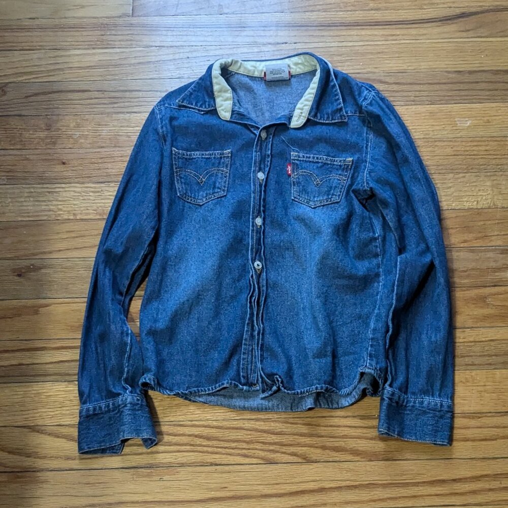 Levi's for girls Denim Longsleeve Buttonup shirt